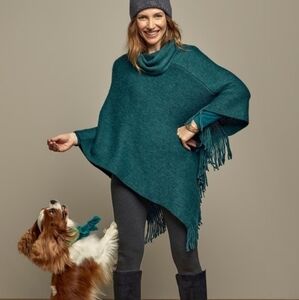 Chicos cowlneck poncho